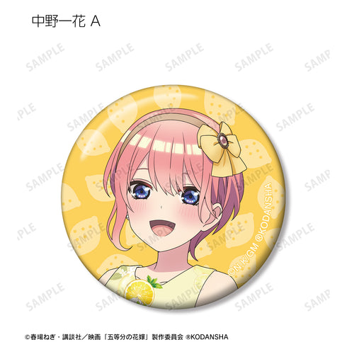 『映画 五等分の花嫁』描き下ろしイラスト フルーツワンピースver. トレーディング缶バッジ (全10種) BOX