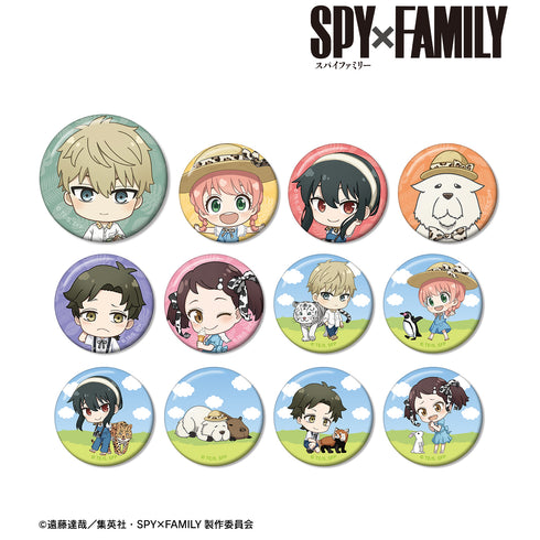 『SPY×FAMILY』東武動物公園コラボ トレーディング ちびキャラ 缶バッジ BOX