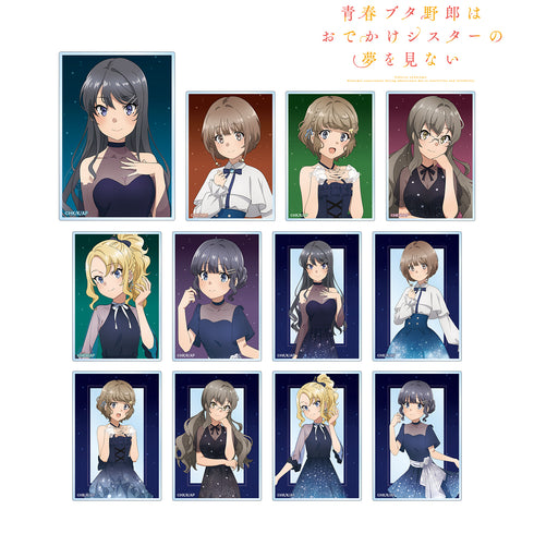 『青春ブタ野郎はおでかけシスターの夢を見ない』描き下ろしイラスト 星空ドレスver. トレーディングアクリルカード BOX