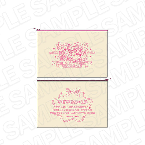 『りぼん70周年記念POP UP SHOP』キャンバスフラットポーチ ケロケロちゃいむ