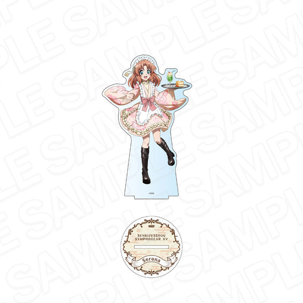 『戦姫絶唱シンフォギアXV』デカアクリルスタンド セレナ・カデンツァヴナ・イヴ レトロカフェ ver.