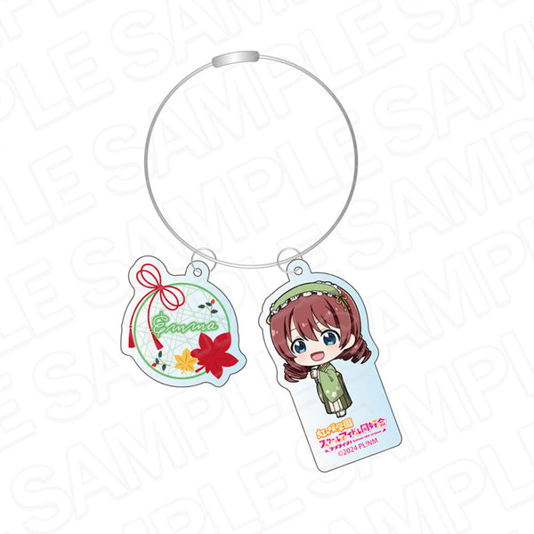 『ラブライブ!虹ヶ咲学園スクールアイドル同好会』ワイヤーキーホルダー エマ・ヴェルデ 秋袴 デフォルメ ver.