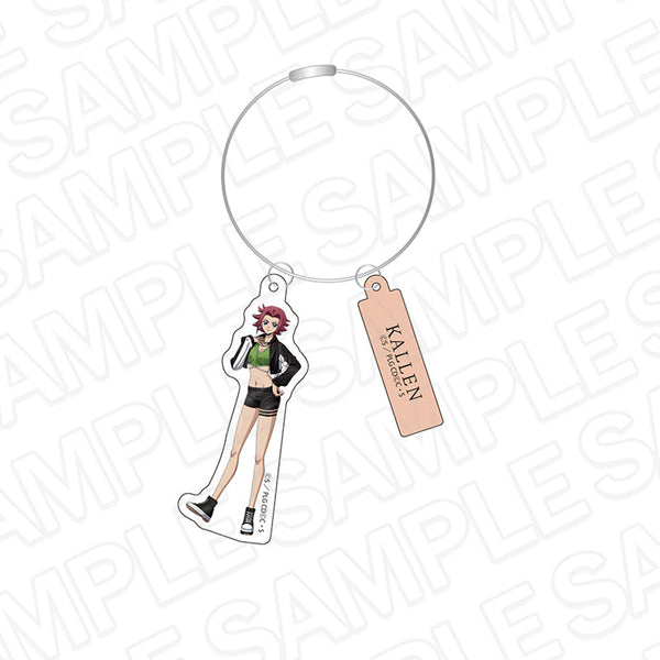 『コードギアス 反逆のルルーシュ』ワイヤーキーホルダー カレン Street ver.