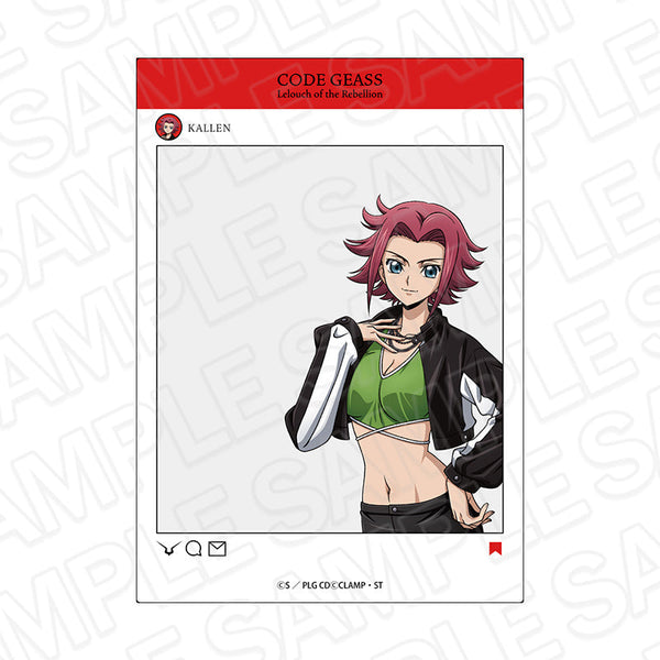 『コードギアス 反逆のルルーシュ』SNS風アクリルフレーム カレン Street ver.