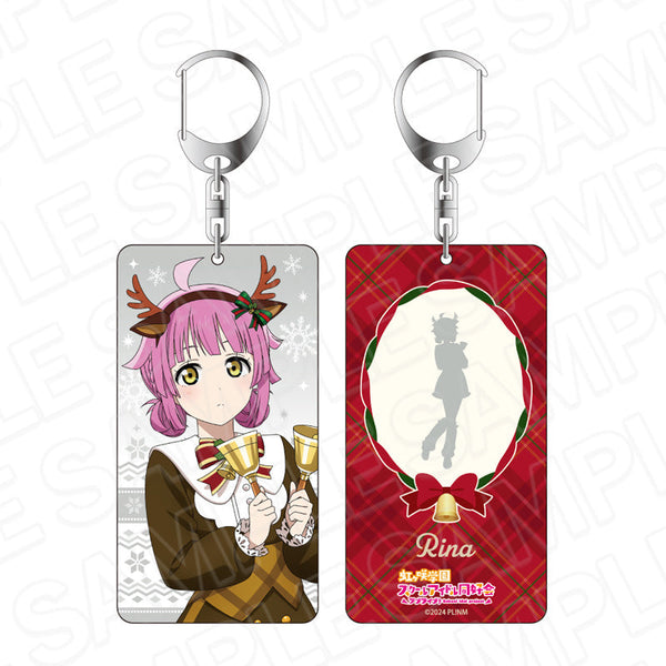 『ラブライブ!虹ヶ咲学園スクールアイドル同好会』両面キーホルダー 天王寺璃奈 トナカイ風衣装 ver.