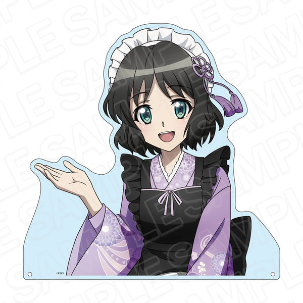 『戦姫絶唱シンフォギアXV』特大ダイカットアクリルボード 小日向 未来 レトロカフェ ver.