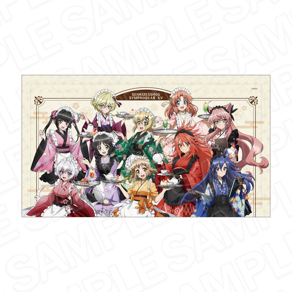 『戦姫絶唱シンフォギアXV』特大ブランケット レトロカフェ ver.