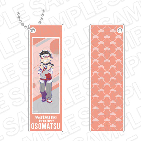 『おそ松さん』フォトグレイキーホルダー おそ松 ぬいと一緒 ver.