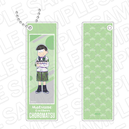 『おそ松さん』フォトグレイキーホルダー チョロ松 ぬいと一緒 ver.