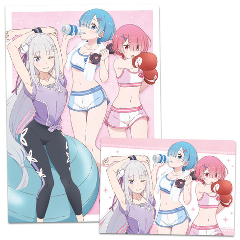 《Re:从零开始的异世界生活》文件夹 艾米莉亚&蕾姆&拉姆【202601再版】