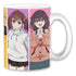 『日々は過ぎれど飯うまし』マグカップ まこ&くれあ&しのん&つつじ&なな&モコ太郎