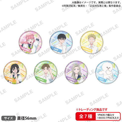 『正反対な君と僕』トレーディングホログラム缶バッジ【BOX】
