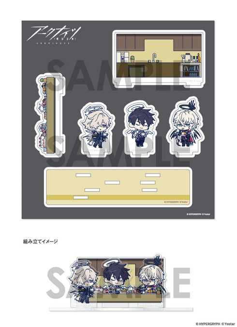 『アークナイツ』わちゃっと!ジオラマアクリルスタンド C エンフォーサー&インサイダー&聖約イグゼキュター