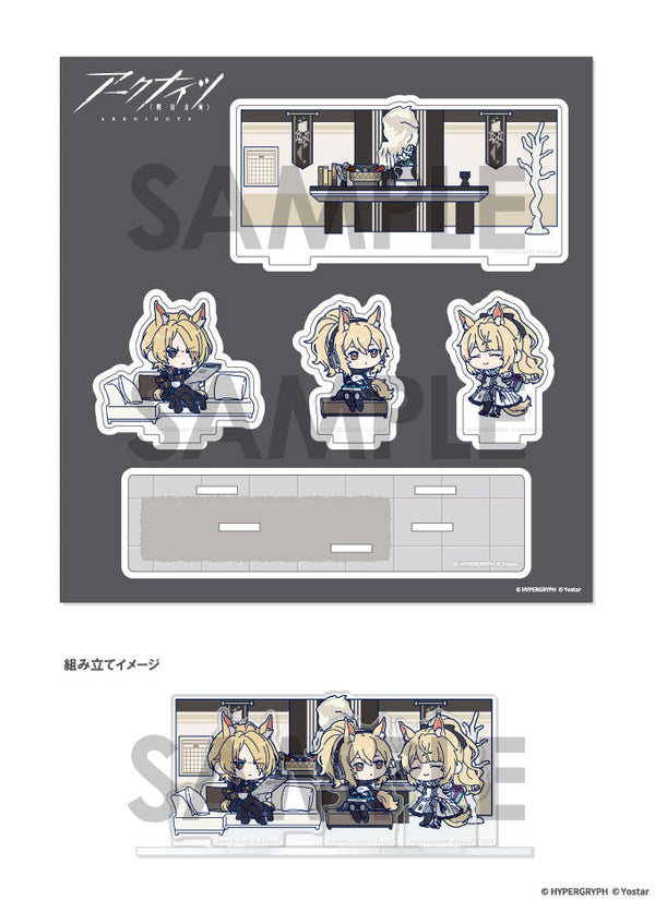 『アークナイツ』わちゃっと!ジオラマアクリルスタンド E ムリナール&ニアール&ブレミシャイン