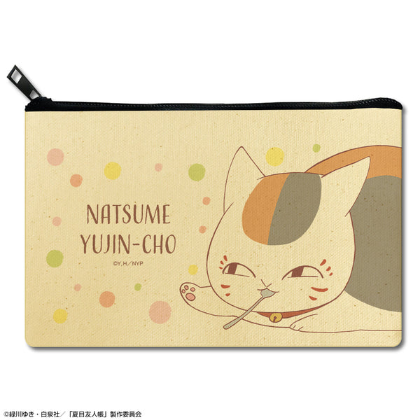 『夏目友人帳』フラットポーチ デザイン04(ニャンコ先生/D)【202602再販】