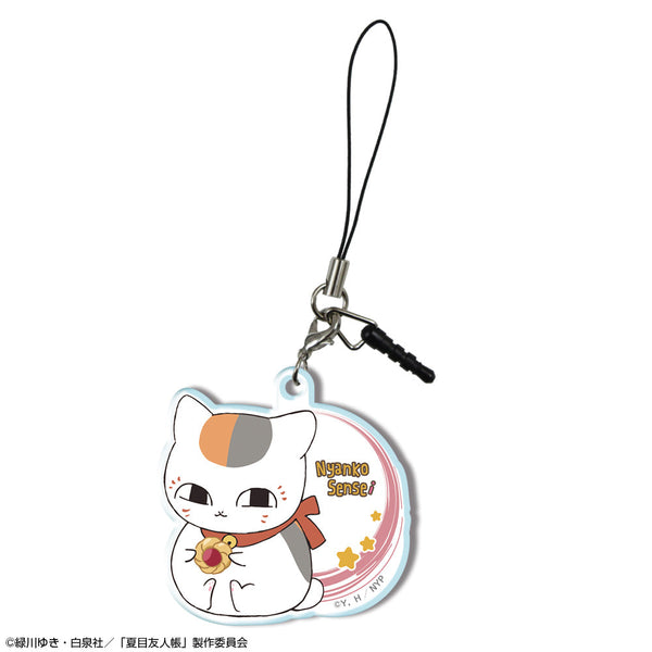 『夏目友人帳』アクリルイヤホンジャックアクセサリー Ver.2 デザイン04(ニャンコ先生/D)【202602再販】