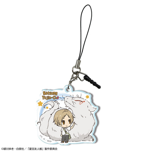 『夏目友人帳』アクリルイヤホンジャックアクセサリー Ver.2 デザイン08(夏目貴志&斑/B)【202602再販】