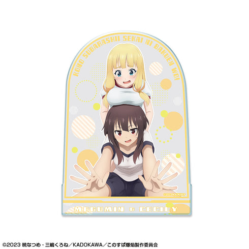 『この素晴らしい世界に爆焔を!』アクリルスタンド デザイン04(めぐみん&セシリー)【202601再販】