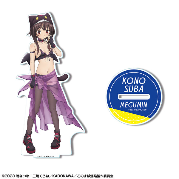 『この素晴らしい世界に爆焔を!』アクリルスタンド デザイン02(めぐみん/ちょむすけ風水着Ver./A)【描き下ろし】【202601再販】