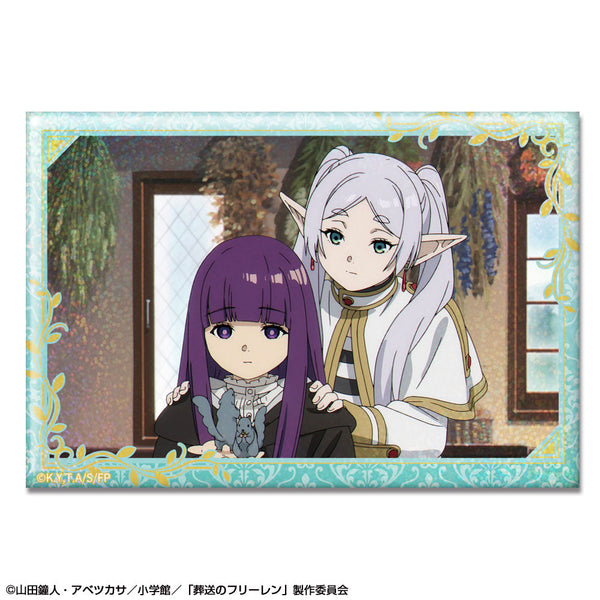 『葬送のフリーレン』ホログラム缶バッジ デザイン24(フリーレン&フェルン/A)【202602再販】