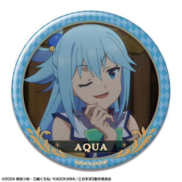『この素晴らしい世界に祝福を!38』この素晴らしい世界に祝福を!3 缶バッジ デザイン03(アクア/B)【202601再販】
