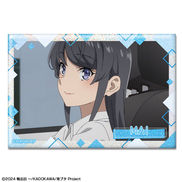 『青春ブタ野郎はサンタクロースの夢を見ない』ホログラム缶バッジ デザイン06(桜島麻衣/F)【202601再販】