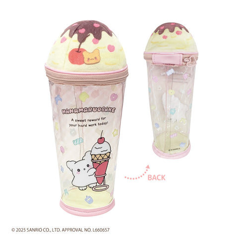 『はなまるおばけ』アイスクリームポーチ ピンク