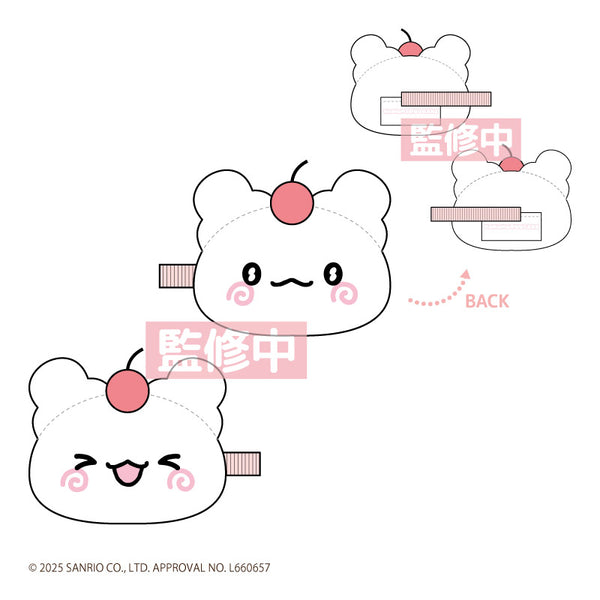 『はなまるおばけ』ぬいぐるみへアクリップ