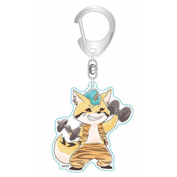 『あらいぐまカルカル団』アクリルキーホルダー(節分)コミカル