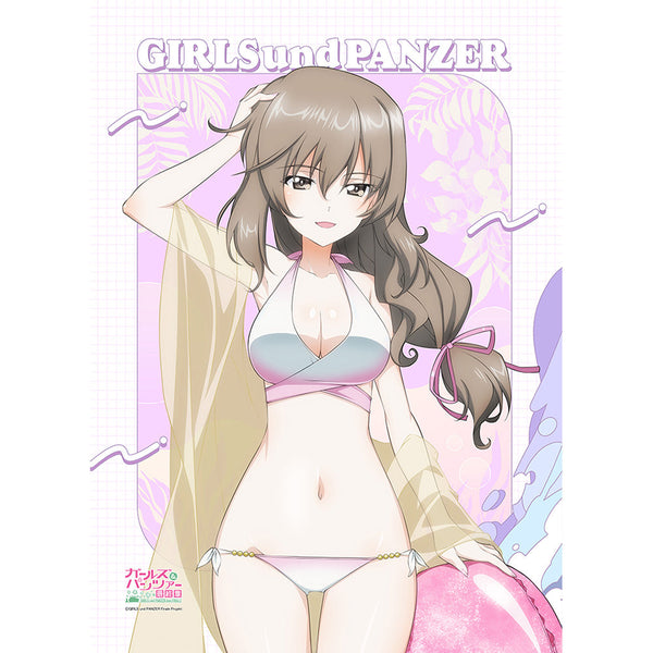 『ガールズ&パンツァー 最終章』描き下ろしB2タペストリー(島田千代/リゾート水着)