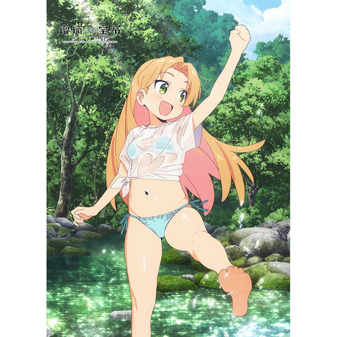 『瑠璃の宝石』描き下ろしB2タペストリー (谷川瑠璃/水遊び)Wスエード