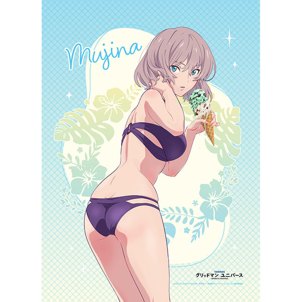 『グリッドマンユニバース』描き下ろしB2タペストリー(ムジナ/水着)Wスエード