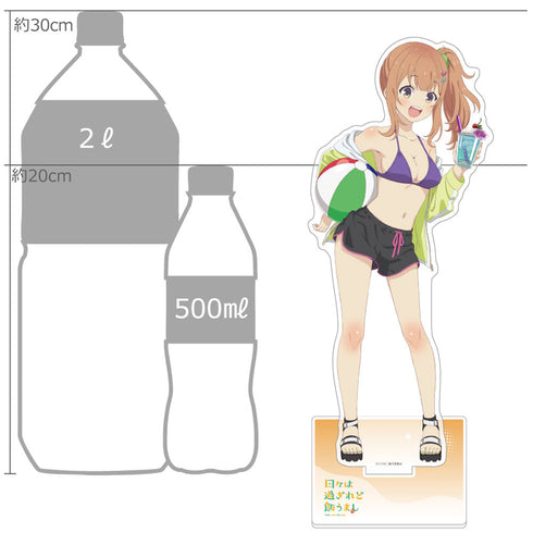 『日々は過ぎれど飯うまし』描き下ろし特大アクリルスタンド(小川しのん/水着)