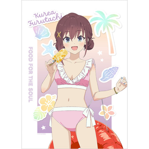 『日々は過ぎれど飯うまし』描き下ろしB2タペストリー(古舘くれあ/水着)Wスエード