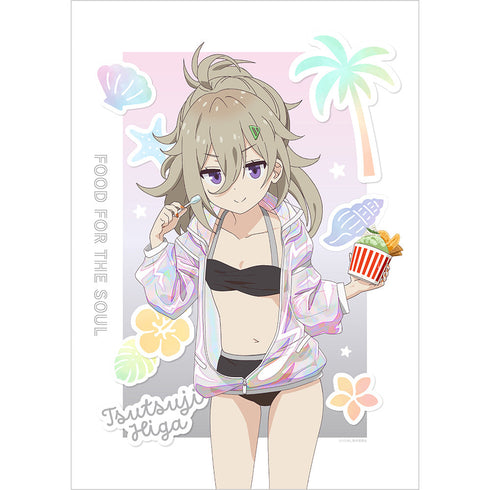 『日々は過ぎれど飯うまし』描き下ろしB2タペストリー(比嘉つつじ/水着)Wスエード