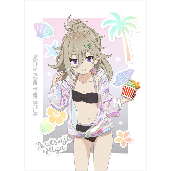 『日々は過ぎれど飯うまし』描き下ろしB2タペストリー(比嘉つつじ/水着)Wスエード