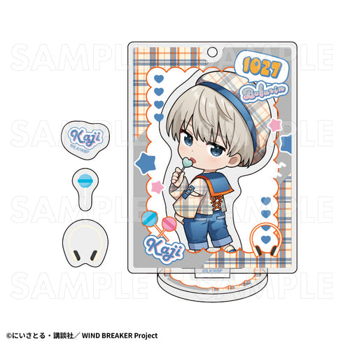 『WIND BREAKER』チェックセーラー アクリルスタンド 梶蓮