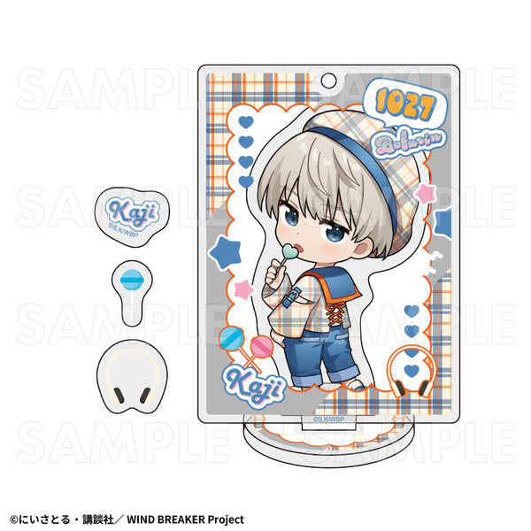 『WIND BREAKER』チェックセーラー アクリルスタンド 梶蓮【202512再販】