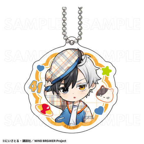 『WIND BREAKER』チェックセーラー アクリルキーホルダー 桜遥【202512再販】