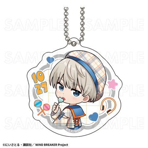 『WIND BREAKER』チェックセーラー アクリルキーホルダー 梶蓮【202512再販】