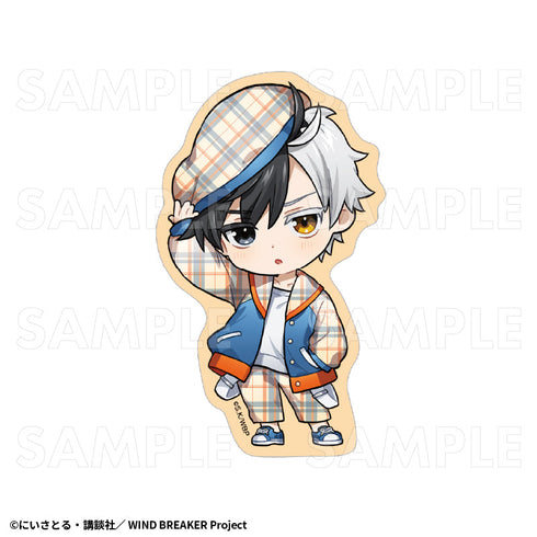 『WIND BREAKER』チェックセーラー ステッカー 桜遥【202512再販】