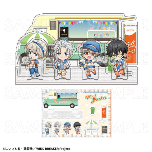 『WIND BREAKER』チェックセーラー アクリルジオラマ B