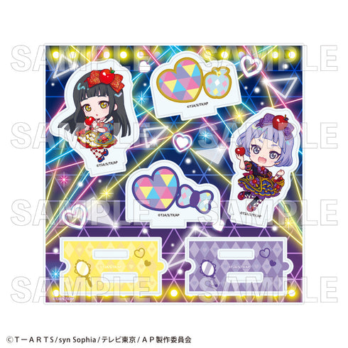 『ひみつのアイプリ』アクリルジオラマ つむぎ&チィ