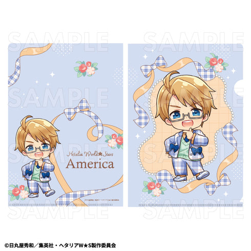 『ヘタリア World☆Stars』バレエコアStyle トレーディングA5クリアファイル【BOX】