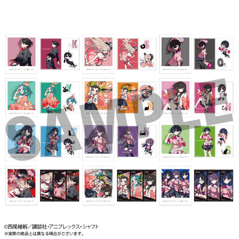 『〈物語〉シリーズ×望月けい』トレーディングフォト風カード&ステッカーセット全12種【BOX】