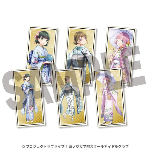 『ラブライブ!蓮ノ空女学院スクールアイドルクラブ×加賀友禅こらぼ』第二弾 TRクリアマーカー 全3種 (1種2枚セット)【BOX】