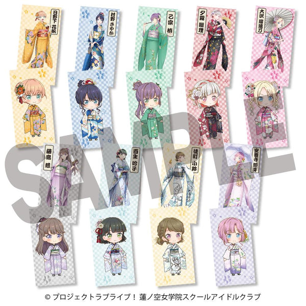 『ラブライブ!蓮ノ空女学院スクールアイドルクラブ×加賀友禅こらぼ』第二弾 TRステッカー 全9種 (1種2枚セット)【BOX】