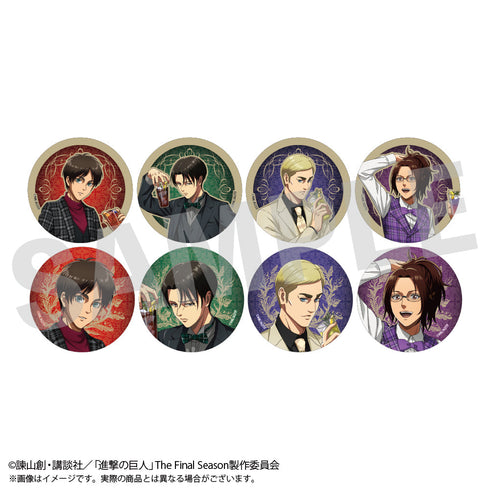 『進撃の巨人』トレーディング缶バッジ(8種)【BOX】
