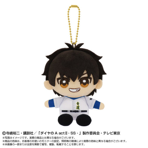 『ダイヤのA act II -Second Season-』Chibiぬいおすわりマスコット 沢村栄純