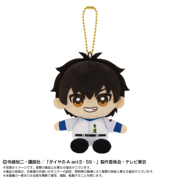 『ダイヤのA act II -Second Season-』Chibiぬいおすわりマスコット 沢村栄純